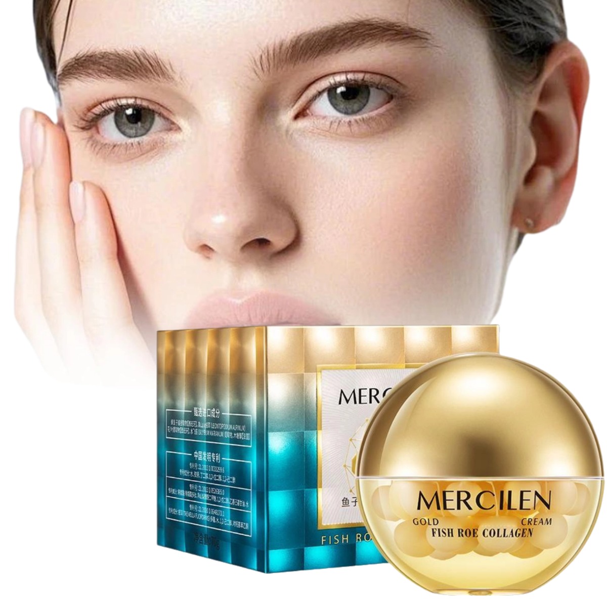 Luxury Gold Skincare - Krem do twarzy z kolagenowymi peptydami,