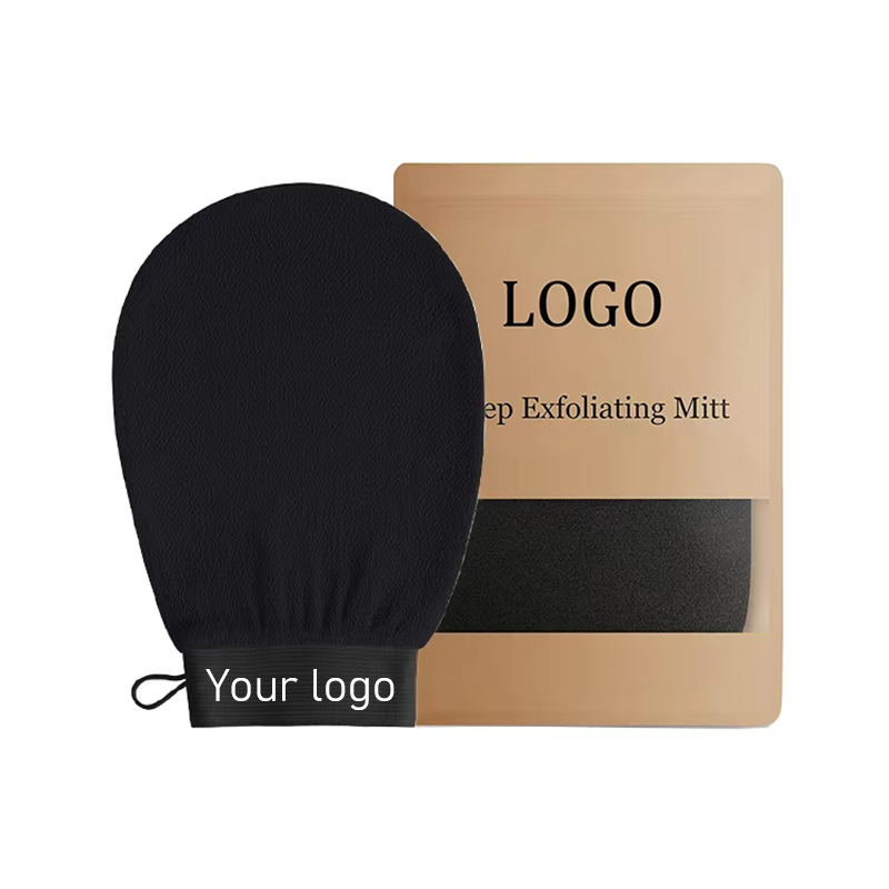 Luxury Skincare Logo - 50pcs Custom Logo Deep Exfoliating Gloves