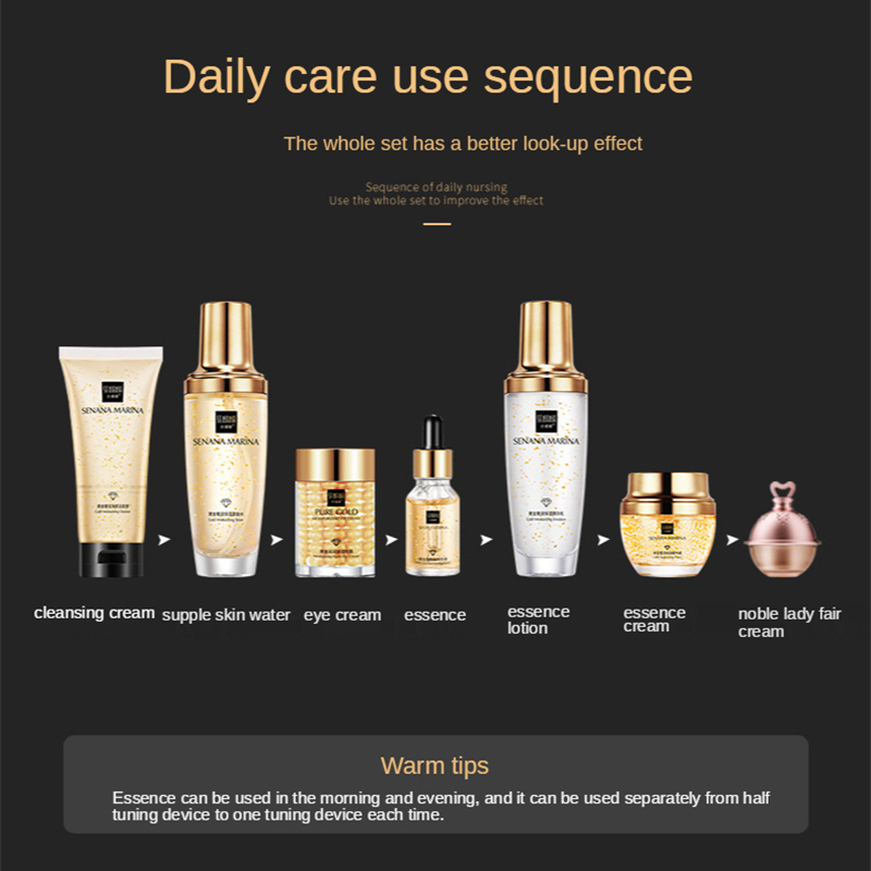 Zestaw do pielęgnacji skóry dl – Luxury Gold Skincare recenzja i cena