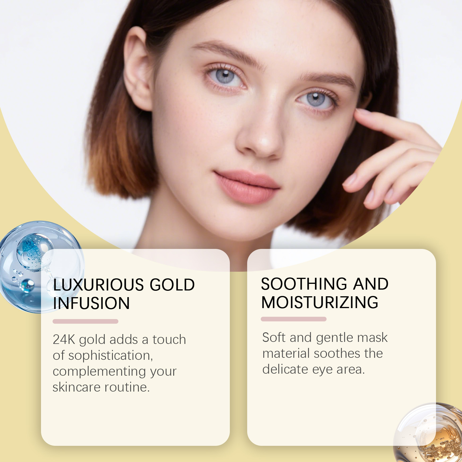 Nawilżająca, regenerująca mask – Luxury Gold Skincare recenzja i cena