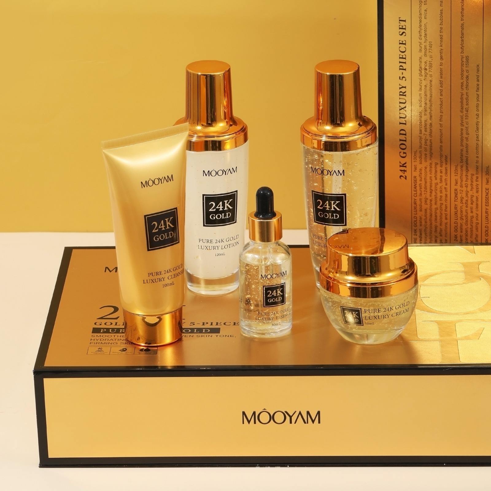 Złoty zestaw 24K LUXURY nawilż – Luxury Gold Skincare recenzja i cena