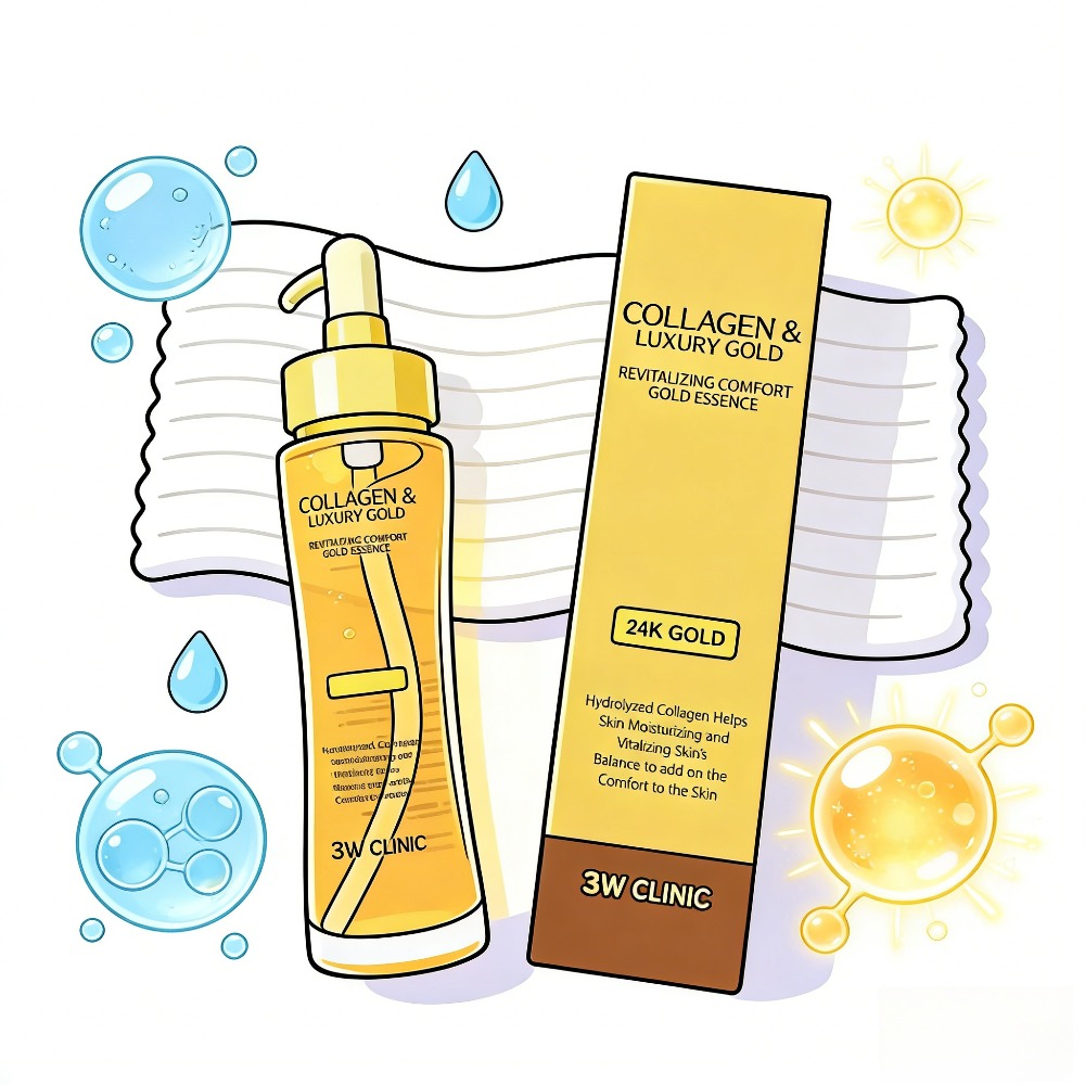 3WCLINIC Collagen & Luxury Gol – Luxury Gold Skincare recenzja i cena